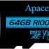 Apacer microSDXC R100 UHS-I U3 Class 10 256 ГБ