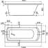 Santek Monaco XL 170x75 см