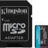 Карта памяти microSDXC UHS-I U3 Kingston Canvas Go! Plus 1024 ГБ, 170 МБ/с, Class 10, SDCG3/1TB,  1 шт., переходник SD