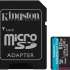 Карта памяти microSDXC UHS-I U3 Kingston Canvas Go! Plus 512 ГБ, 170 МБ/с, Class 10, SDCG3/512GB,  1 шт., переходник SD