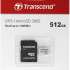 Карта памяти microSDXC UHS-I U3 Transcend 300S 512 ГБ, 100 МБ/с, Class 10, TS512GUSD300S-A,  1 шт., переходник SD