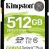 Карта памяти SDXC UHS-I U3 Kingston Canvas Select Plus 512 ГБ, 100 МБ/с, Class 10, SDS2/512GB,  1 шт., без адаптера