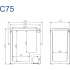 Компрессорный автохолодильник Alpicool C75 (12/24V)