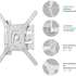 Кронштейн для телевизора ONKRON M4, 32-65", настенный, поворот и наклон,  белый