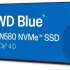 SSD накопитель WD Blue SN580 WDS500G3B0E 500ГБ, M.2 2280, PCIe 4.0 x4,  NVMe,  M.2