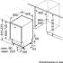 Встраиваемая посудомоечная машина Bosch SPV4HMX49E,  узкая, ширина 44.8см, полновстраиваемая, загрузка 10 комплектов