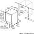 Встраиваемая посудомоечная машина Bosch SPV6ZMX17E,  узкая, ширина 44.8см, полновстраиваемая, загрузка 10 комплектов