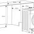 Встраиваемая стиральная машина MAUNFELD MBWM1486S с сушкой