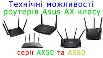 Порівнюємо роутери Asus RT-AX53U, AX55, AX56U, AX58U, AX68U