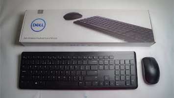 Dell Wireless Keyboard and Mouse Combo KM3322W Unboxing and Typing Test