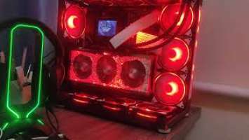 Palit RTX 3070 Ti GameRock Стресс тест с новым охлаждением.