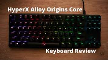 Keyboard Review | HyperX Alloy Origins Core- Aqua Tactile Switches