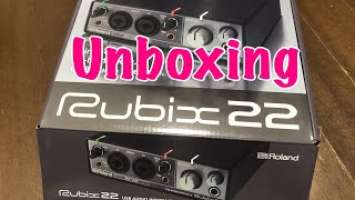 Roland Rubix 22 Unboxing 2-in/2-out 24bit/192khz USB AUDIO INTERFACE - Live 9 Lite