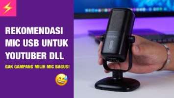 Rekomendasi MIC USB Praktis untuk YOUTUBER, PODCASTER, STREAMER, dll | Review Saramonic SR-MV2000!