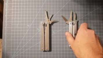 Victorinox swisstool x  vs  leatherman free p2 (p4 stand in)