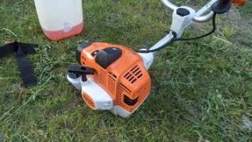 Stihl Fs260 - 2,7KM - Odpalanie i koszenie! / Engine Starting and Mowing