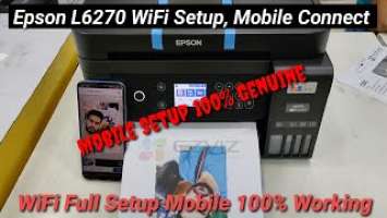 How to Connect Epson L6270 Printer Mobile, Epson L6270 Wifi Setup