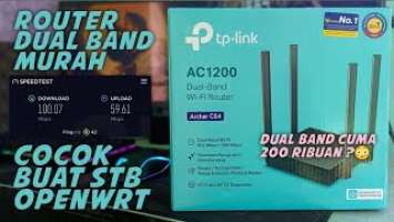 TP-LINK ARCHER C54 UNBOXING & SPEEDTEST | router murah dual band 5GHz & 2,4GHz