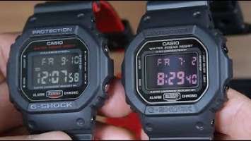 CASIO G-SHOCK DW-5600HR-1 VS G-SHOCK DW-5600MS-1