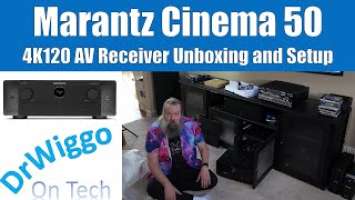 Marantz Cinema 50 AV Receiver Unboxing and Setup