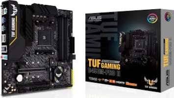 ASUS TUF GAMING B450M-PRO II Motherboard Unboxing and Overview