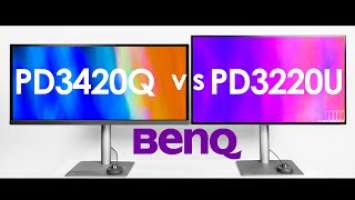 BenQ PD3420Q vs PD3220U, Pro Color Accurate Designer displays compared!