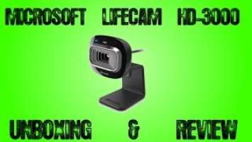 Microsoft LifeCam HD-3000 Unboxing Review With Swifty2606