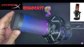 HYPERX QUADCAST S || RGB CONDENSER MICROPHONE || UNBOXING ||