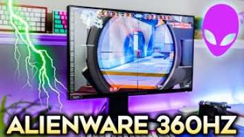 Alienware 360Hz IPS Monitor - Worth The Upgrade Over 240Hz? (AW2521H Review)