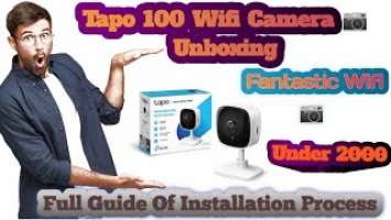 Tapo C100 Wifi Camera Unboxing & Installation Process|Best Home Wifi Camera @TheOfficiallAli