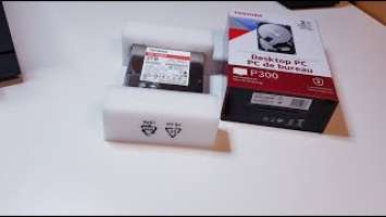 Toshiba P300 3.5-inch 2TB 7200rpm Desktop PC HDD - unboxing