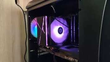 ID-COOLING SE-234-ARGB V2 RGB FUSION-Демонстрация работы