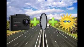 Пример дневного видео на комбо-устройство Inspector Atlas с установленным CPL фильтром Hoya CPL 37мм