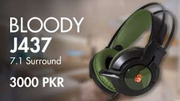 Bloody J437 | 7.1 Surround | Best Gaming Headset for Rs.3000 | URDU/ HINDI