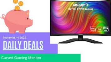 This GIGABYTE M32QC 32" 165Hz 1440P Curved Gaming Monitor is Under $230! Best Deals Online