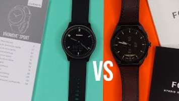 Garmin Vivomove Sport vs Fossil Everette Comparison | Which has the BEST Hybrid Smartwatch ?