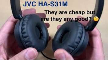 Are the JVC HA-S31M headphones worth buying? Are they good for kids or adults? Unboxing and Review.