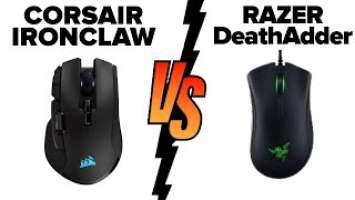 Corsair IRONCLAW RGB Wireless vs Razer DeathAdder V2 Pro - Which Mouse Is Better ?