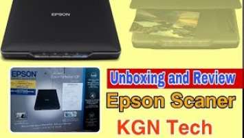 Epson scanner v39 unboxing//Epson printer v39 unboxing//Epson perfection V39 || KGN TECH