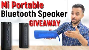 Mi Portable Bluetooth Speaker (16W) unboxing ⚡ Loud, punchy sound, Waterproof