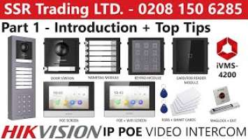 Hikvision IP PoE Modular Video Intercom System Guide Part 1: Introduction + Top Tips DS-KD8003-IME1