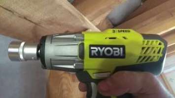 Обзор аккумуляторного гайковерта RYOBI R18IW3