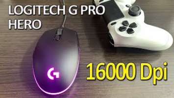 Logitech G Pro Hero 16000 Dpi Unboxing / review