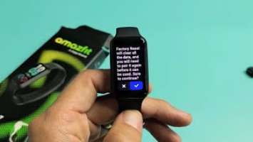 Amazfit Band 7: How to Factory Reset back to Factory Defaults