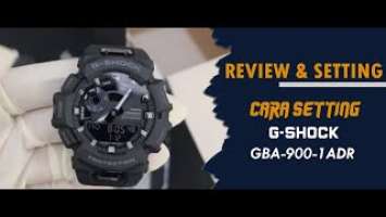 CARA SETTING JAM TANGAN CASIO G-SHOCK GBA 900 1ADR / GBA-900-1ADR #jamtanganorignal