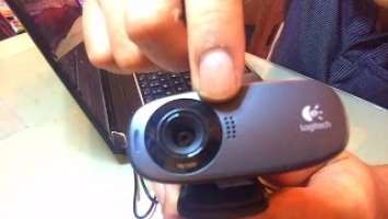 Logitech C310 Quick Unbox, Review, comparation, Cheap Webcam Facecam