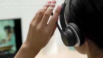 Mpow Wireless Headset - HC5 - with Dual Microphone, Bluetooth headset 5.0 w. CVC 8.0 Noise Canceling