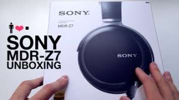 Sony MDR-Z7 Unboxing + First Impressions (FULL REVIEW IN DESCRIPTION)