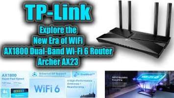 TP-Link Archer AX23 AX1800 Dual Band Wi Fi 6 Router | #unboxing