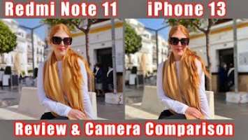 Xiaomi Redmi Note 11 VS iPhone 13 Camera Comparison & Review